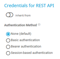 Credentials for REST API